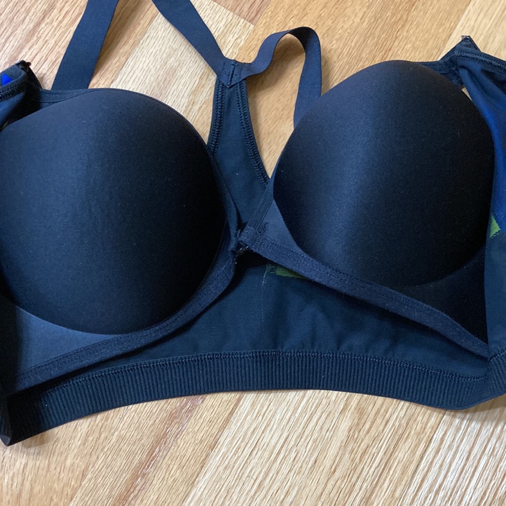Victoria's Secret Blue and Purple Racerback Sports Bras - Picture 2 of 5